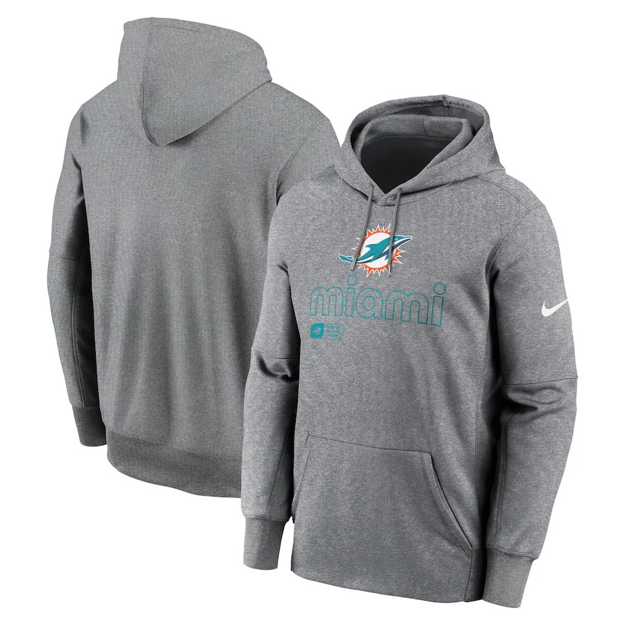 Men Miami Dolphins grey style 03 NFL 2024 hoodie